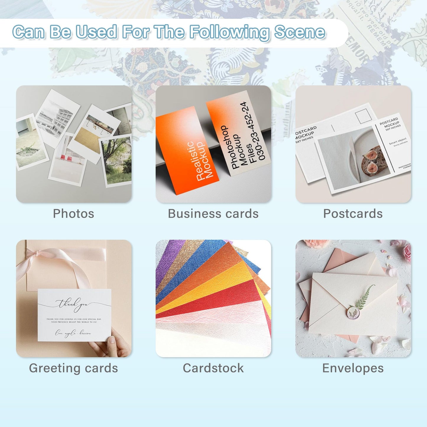Postage Stamp Puncher,1x0.8 inch Rectangular Postage Stamp Puncher,Paper Punch,Stamp Hole Puncher,Stamp Cutter,Portable Stamp Punching Machine for Envelope，Scrapbooking, Card Making, DIY Arts.