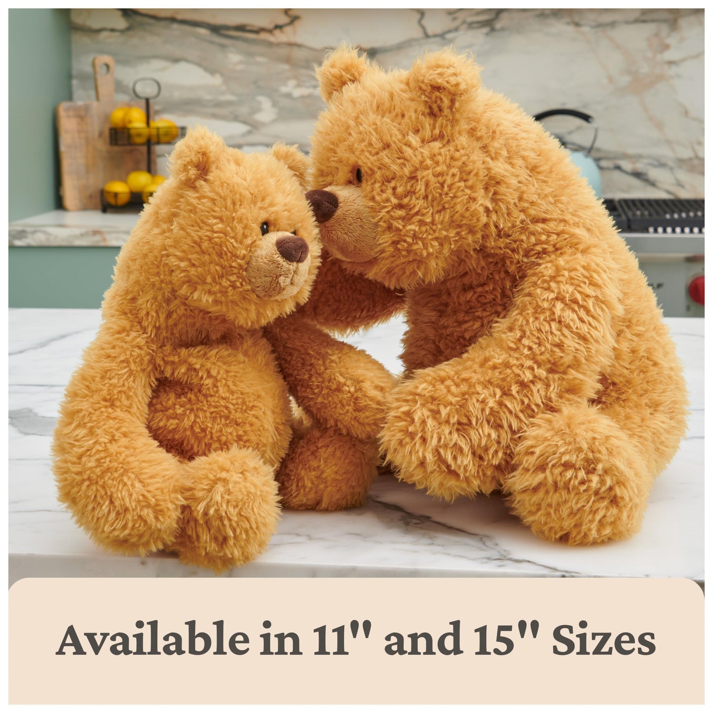 GUND Growler Teddy Bear Small Classic Brown Bear Plush Stuffed Animal, 11 Inch