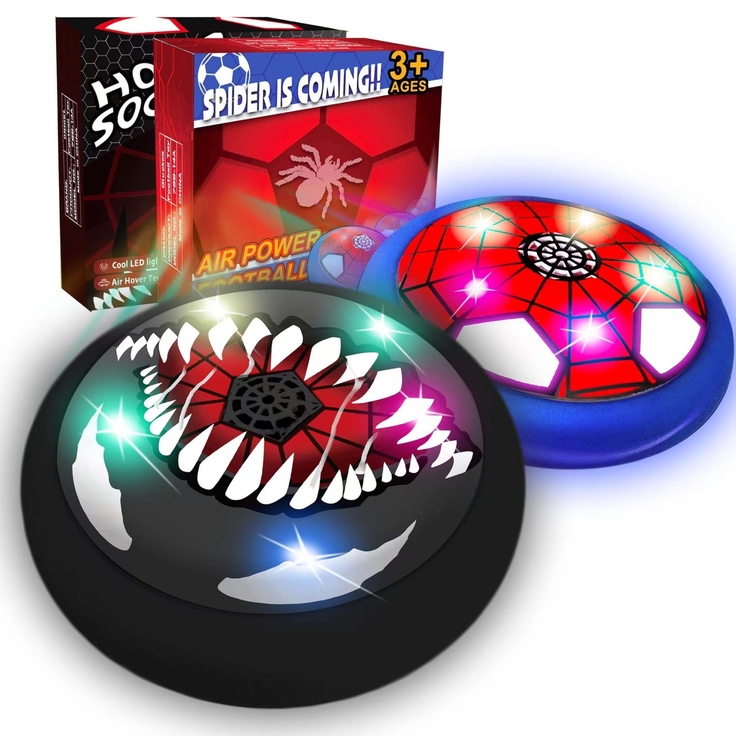 Hover Soccer Ball Set for Kids - Boy Birthday Gifts - Indoor Toy Games Gift for Boys 4 ,5 ,6 7, 8, 9, 10, 11, 12 Year Old 2 Pack