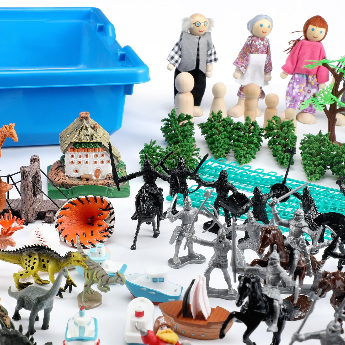 WinnerWhy Sand Tray Basic Portable Starter Kit Sandtray Portable Starter Kit Includes Tray, Sand, and 136 Miniatures