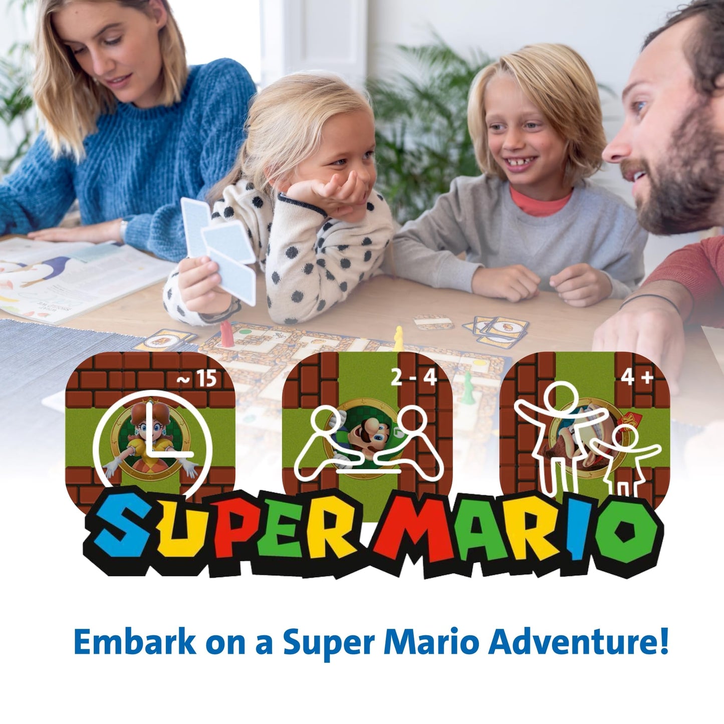 Ravensburger Super Mario Labyrinth Board Game - A Strategic Maze Challenge for Family Nights - Great Birthday Gift - 2-4 Players - Kids Ages 7-10 and Older