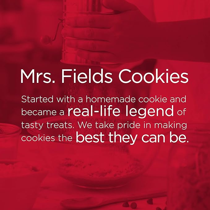 Mrs. Fields Crimson Ultimate Combo Tower - Assorted with 60 Original Sized Cookies, 78 Nibblers Bite-Sized Cookies, and 2 Bags Toffee Nut Popcorn (140 Count)