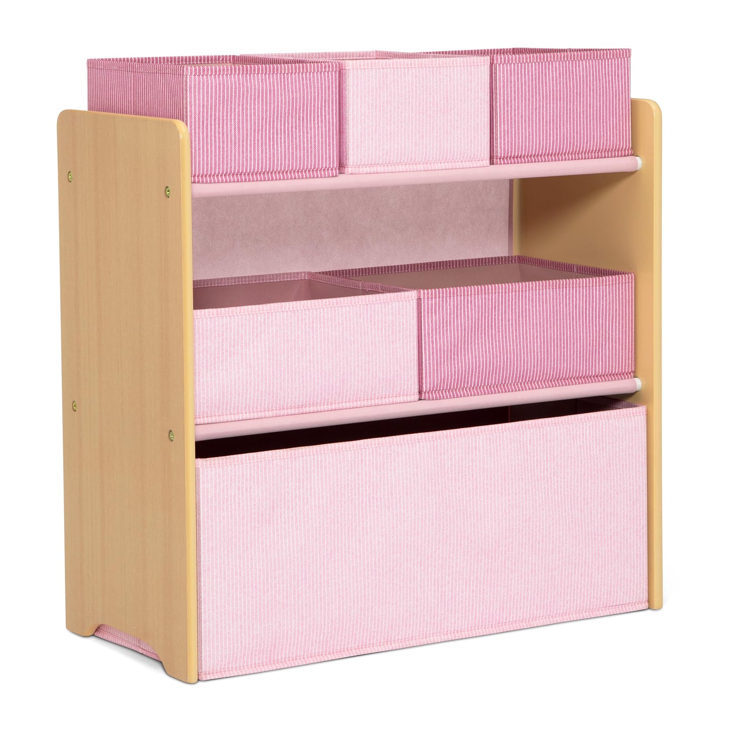 Delta Children - GapKids 6 Bin Toy Organizer - Greenguard Gold Certified, Blush Pink