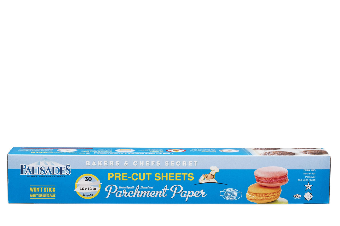 Palisades Pre-Cut Baking Sheets, 30 sheets, 1 pack