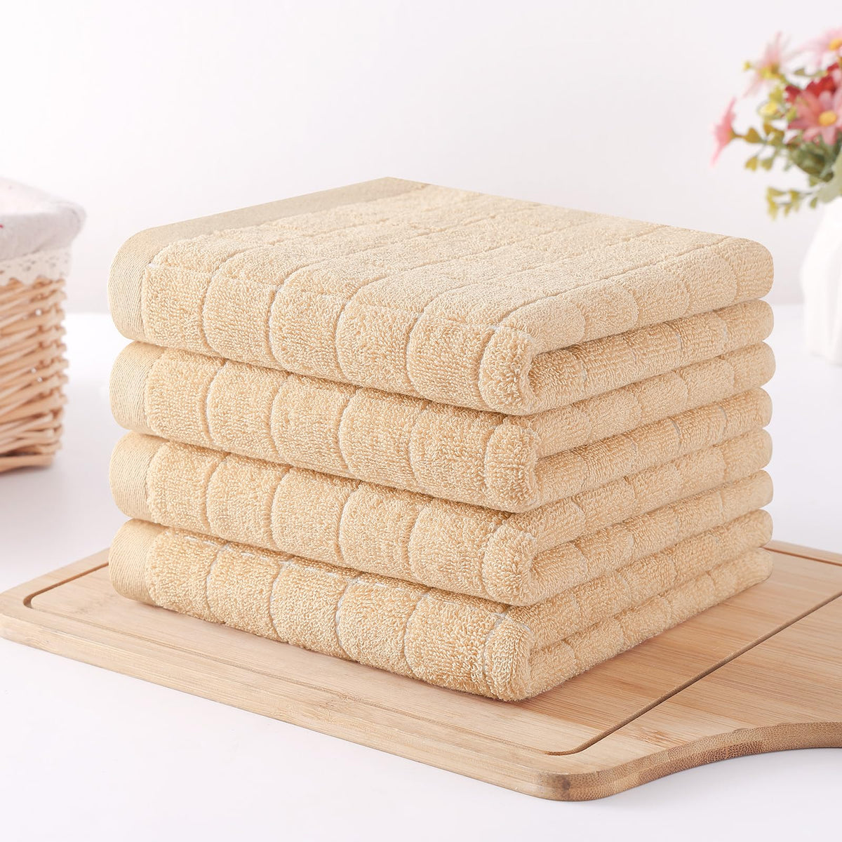 100% Cotton Terry Kitchen Towels (12 Count)