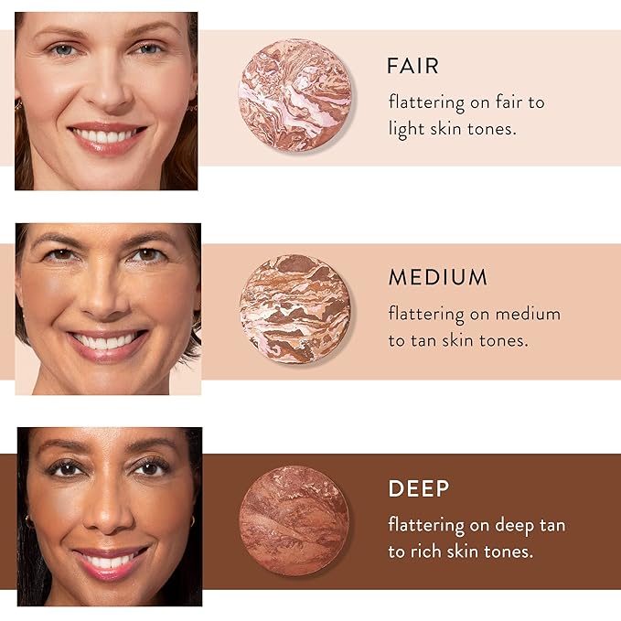 LAURA GELLER NEW YORK Bronze-n-Brighten Multipurpose Bronzer, Medium + Classic Bronzer Brush