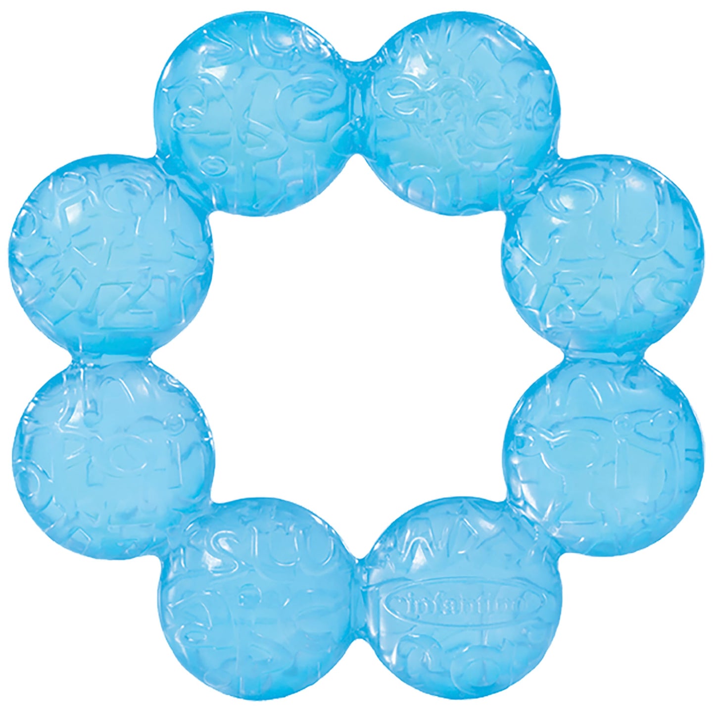 Infantino Water Teethers – Sensory Exploration, Teething, Cooling & Massaging Relief for Sore Gums, Lime & Blue, 3-Pack