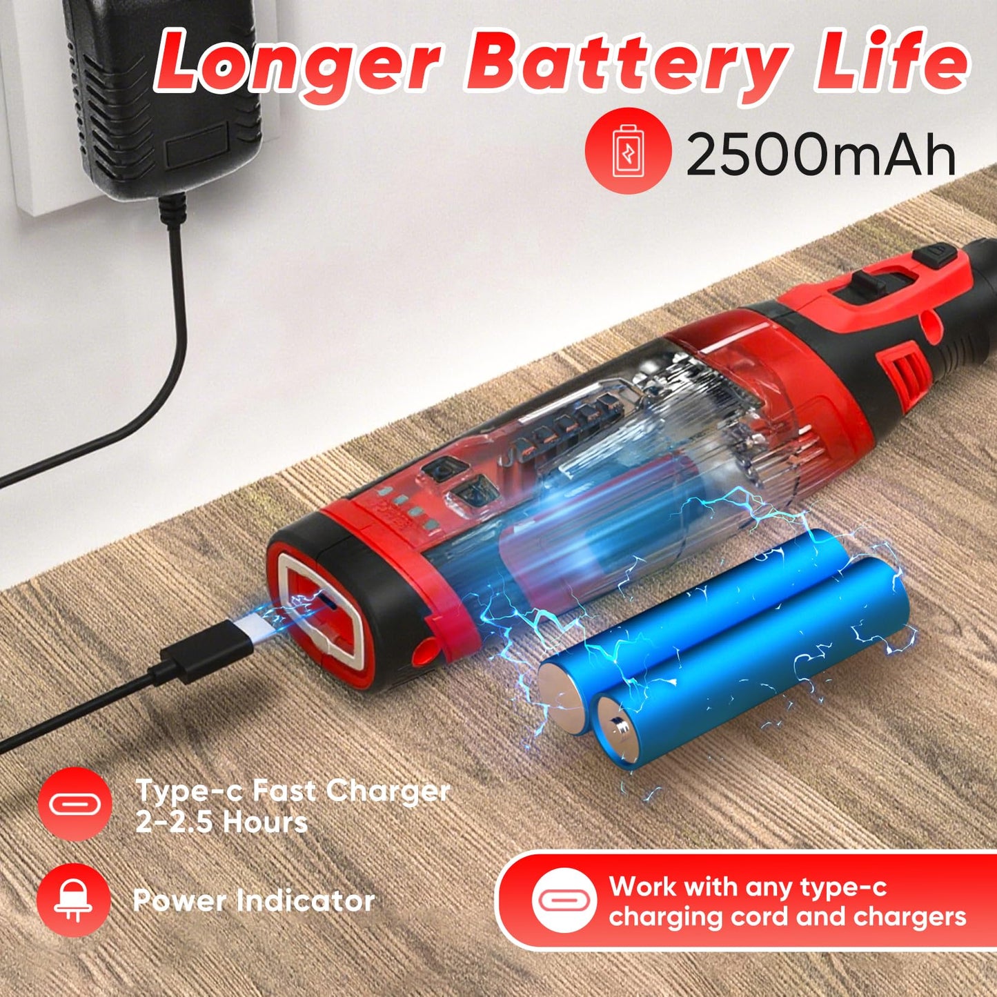 SHALL 8V Cordless Rotary Tool Kit, Lightweight 2.5 Ah Battery Rechargeable Dog Nail Grinder w/ 122 Accessories, 5-Speed Power Rotary Tool for Sanding, Carving, Polishing, Engraving, Pet Grooming