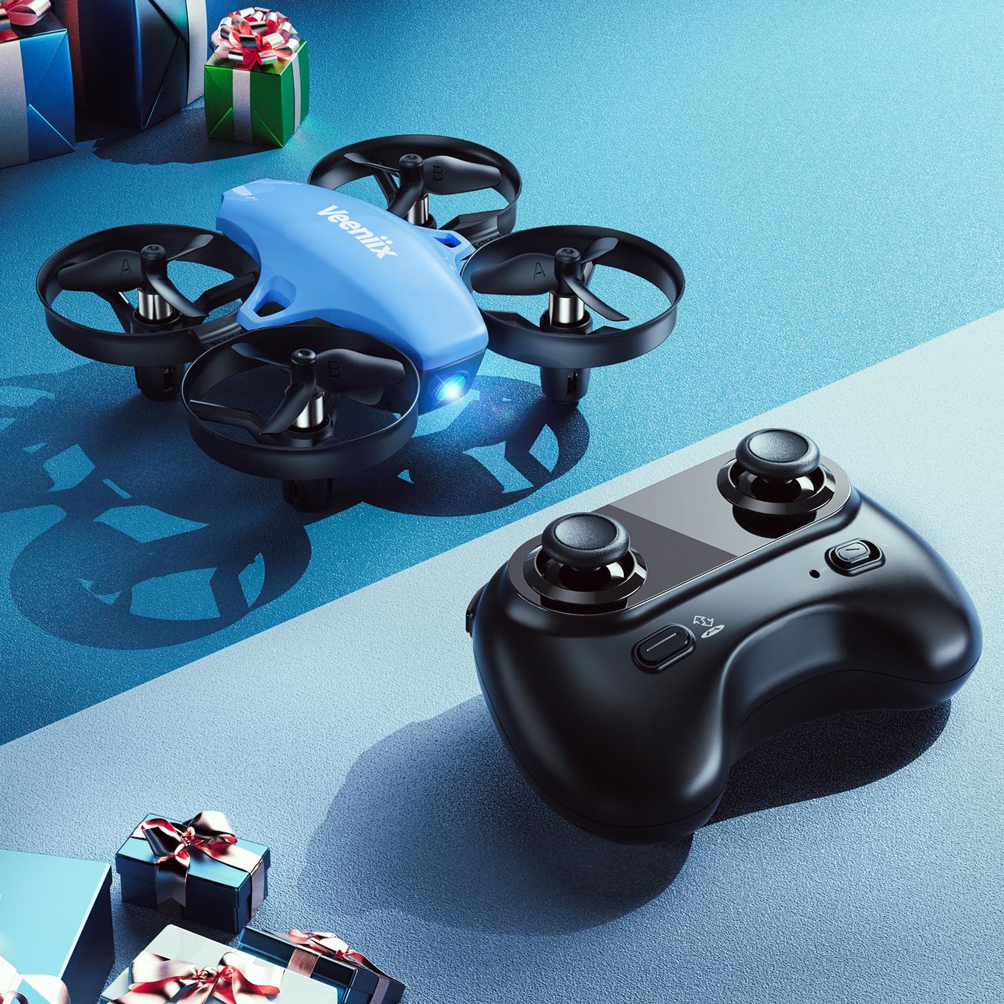 Veeniix V995 Mini Drones for Kids 14+ and Beginners,Indoor RC Quadcopter,Small Helicopter Plane with 3D Flips,360° Rotation,Circle Fly,Auto Hover,Headless Mode and 3 Batteries,Gift for Boys and Girls