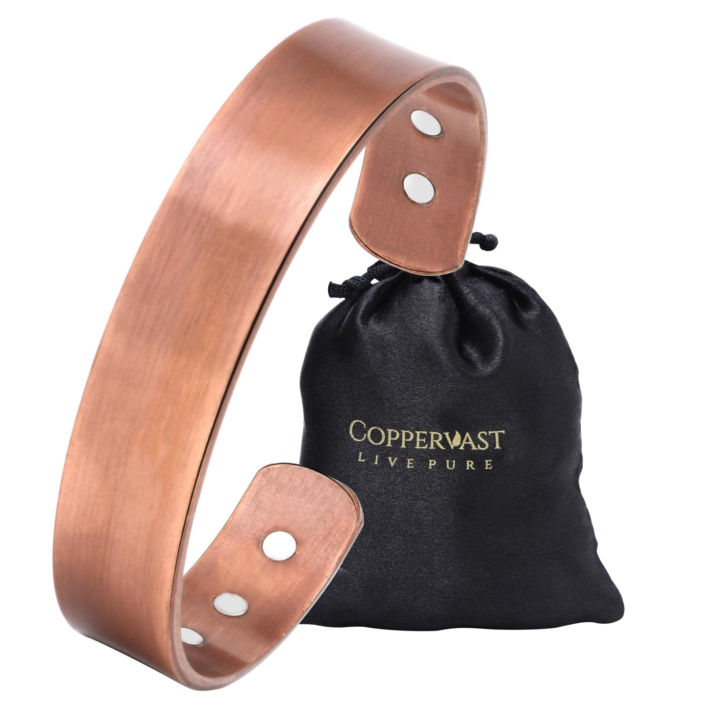 Coppervast Copper Bracelets for Men and Women | Gift for Women and Men | gifts for mom - Magnetic Adjustable Copper Bracelets