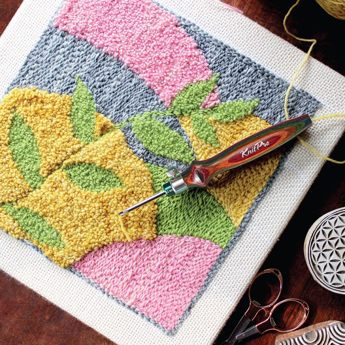 KnitPro Punch Needle Kit | Vibrant