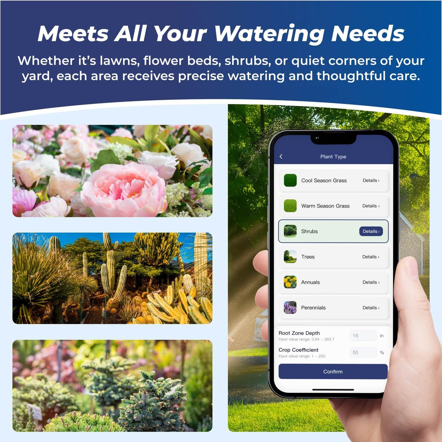 Remo Garden Smart Sprinkler Controller – 8 Zone WiFi Irrigation Controller with App, Weather-Based Scheduling, Easy DIY Setup