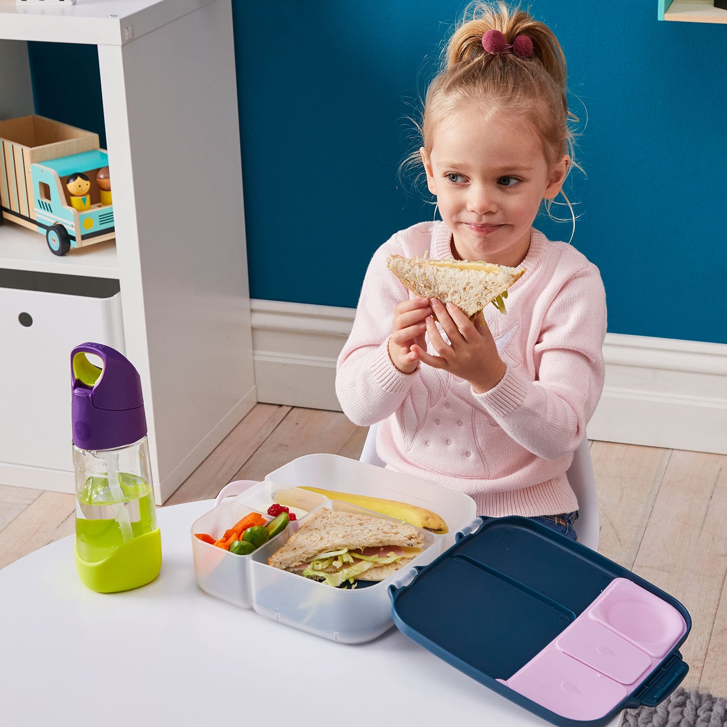 b.box Gel Cooler Twin Pack | Fits in b.box Lunchbox | Reusable Gel Ice Pack for Bento Lunch Containers and Lunchbags | Great for Soothing Boo Boos