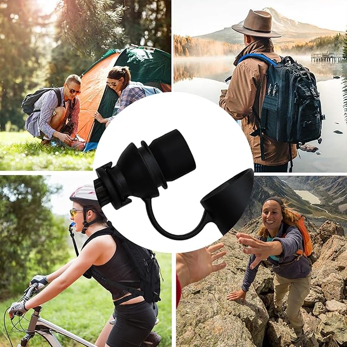 Hydration Bladder Bite Valve Replacement Mouthpiece Fit for Any Water Backpack and Most Brands, with Manual Switch Valve