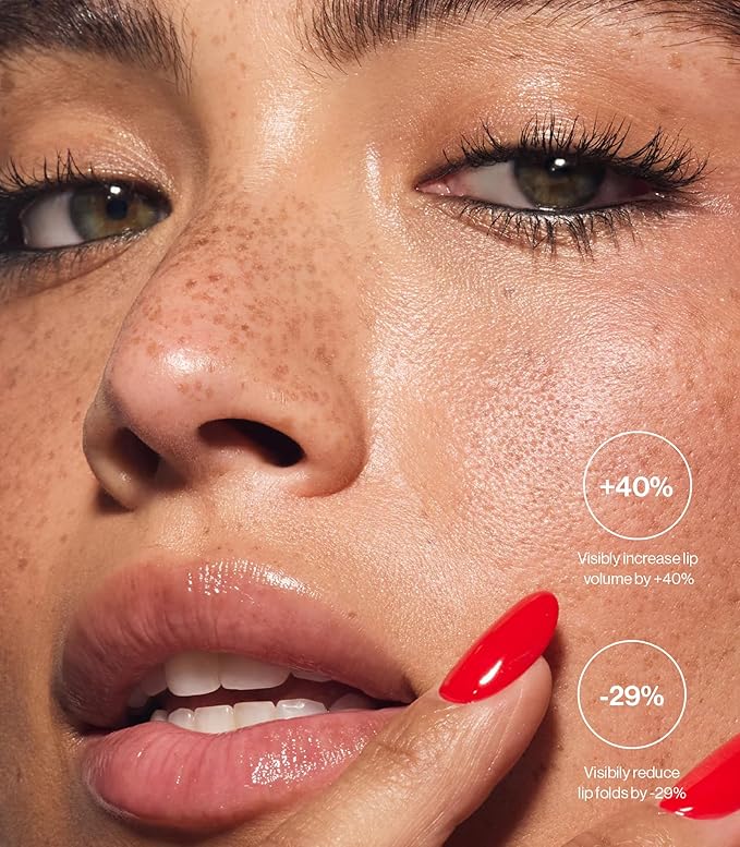 MAKE Beauty Inner Tube Lip Plumper Balm - 5% Plumping-Complex Peptide Lip Treatment with Hyaluronic Acid for Amplified Plumping. Hydrating Filler Effect for Fine Lines and Fuller Pout