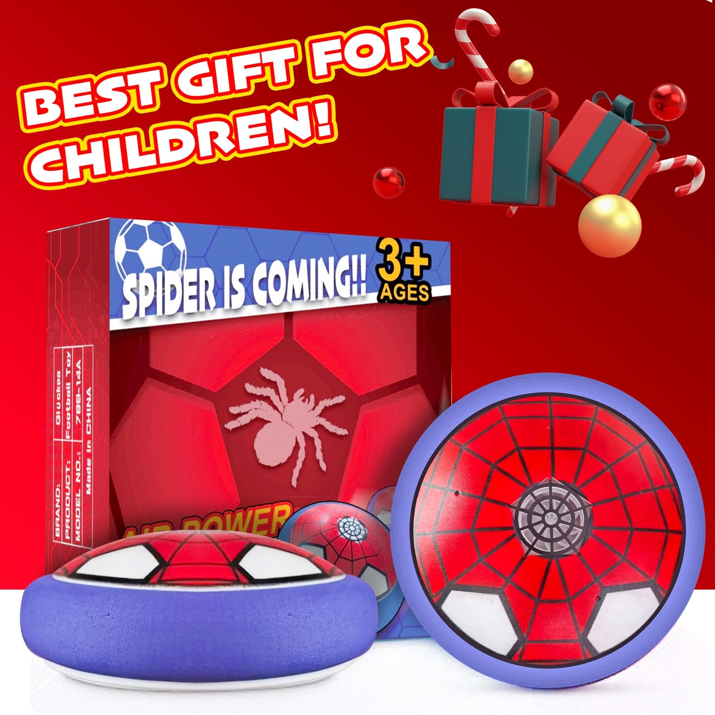 Hover Soccer Ball Set for Kids - Boy Birthday Gifts - Indoor Toy Games Gift for Boys 4 ,5 ,6 7, 8, 9, 10, 11, 12 Year Old 2 Pack
