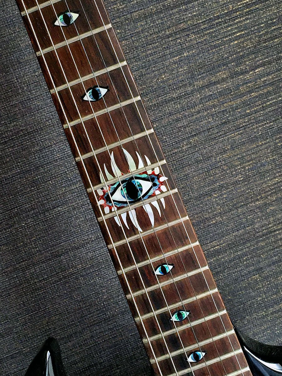Jockomo Emblem 12th Position Mark Guitar Inlay Sticker Mystic Eye
