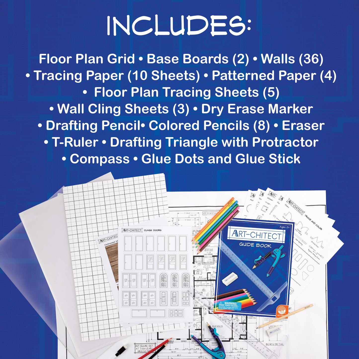 MINDWARE Art-CHITECT 3-D Home Design Architecture KIT