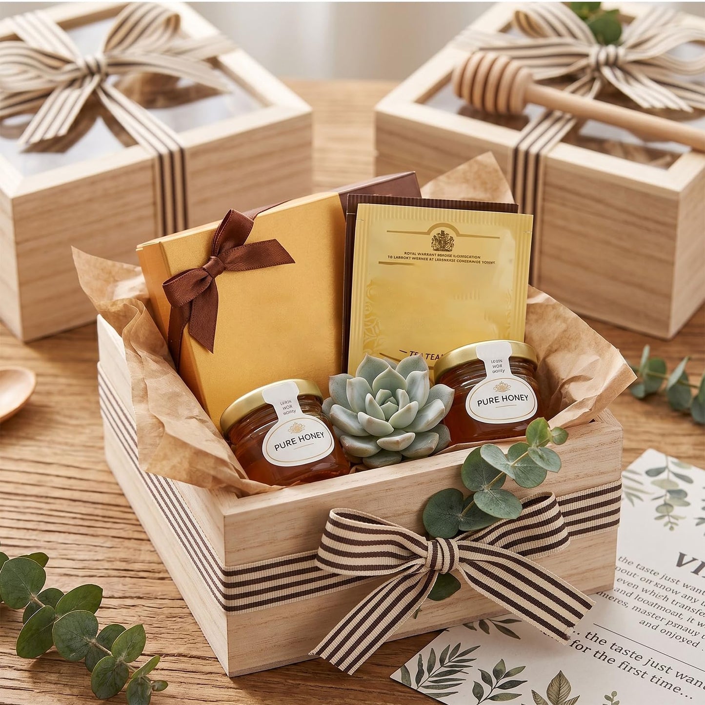 Frcctre 8 Pack Unfinished Wooden Box, 6 x 6 Inch Square Rustic Wooden Box Storage Organizer Boxes Small Wood Boxes for Crafts, Centerpiece, Home Decor, Storage, Collectibles, Succulent, Drawer