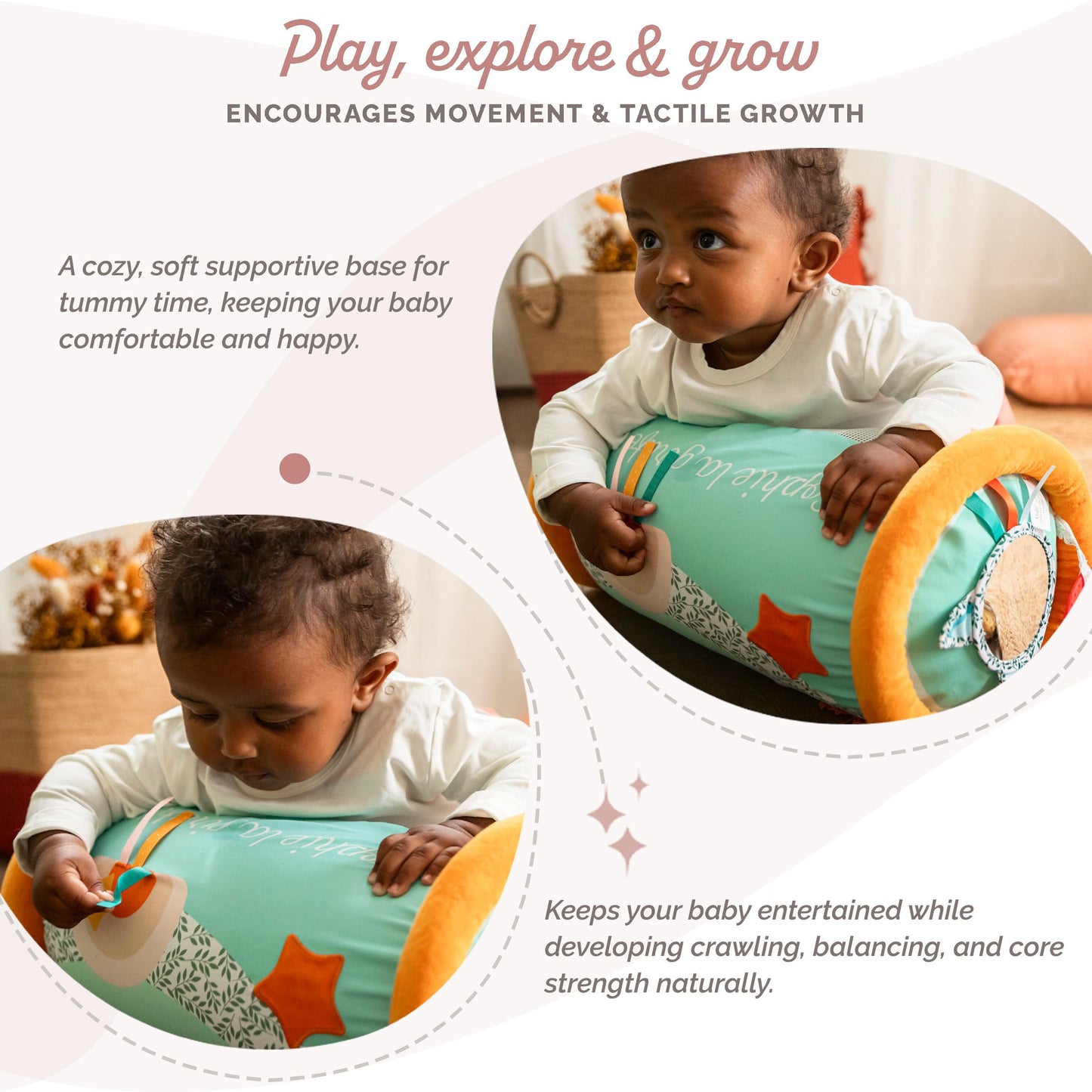 Sophie la girafe Rollin' | Climb, Roll & Sit | Develop Motor Skills & Balance
