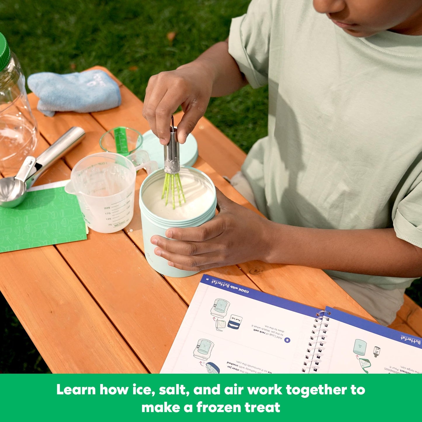 KiwiCo - Science of Cooking: Ice Cream, Learning Cooking Through Chemistry Project, STEM Kit & Science Gift for Ages 5+