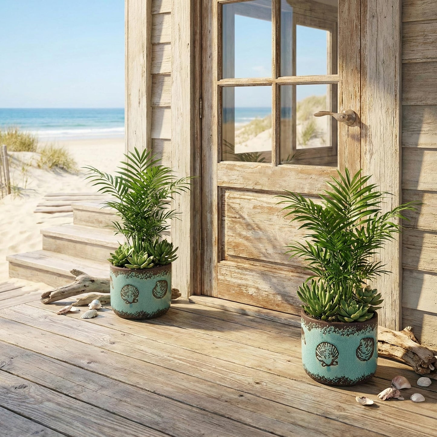 Blue Sky Ceramic Under The Sea 6.5" Planter