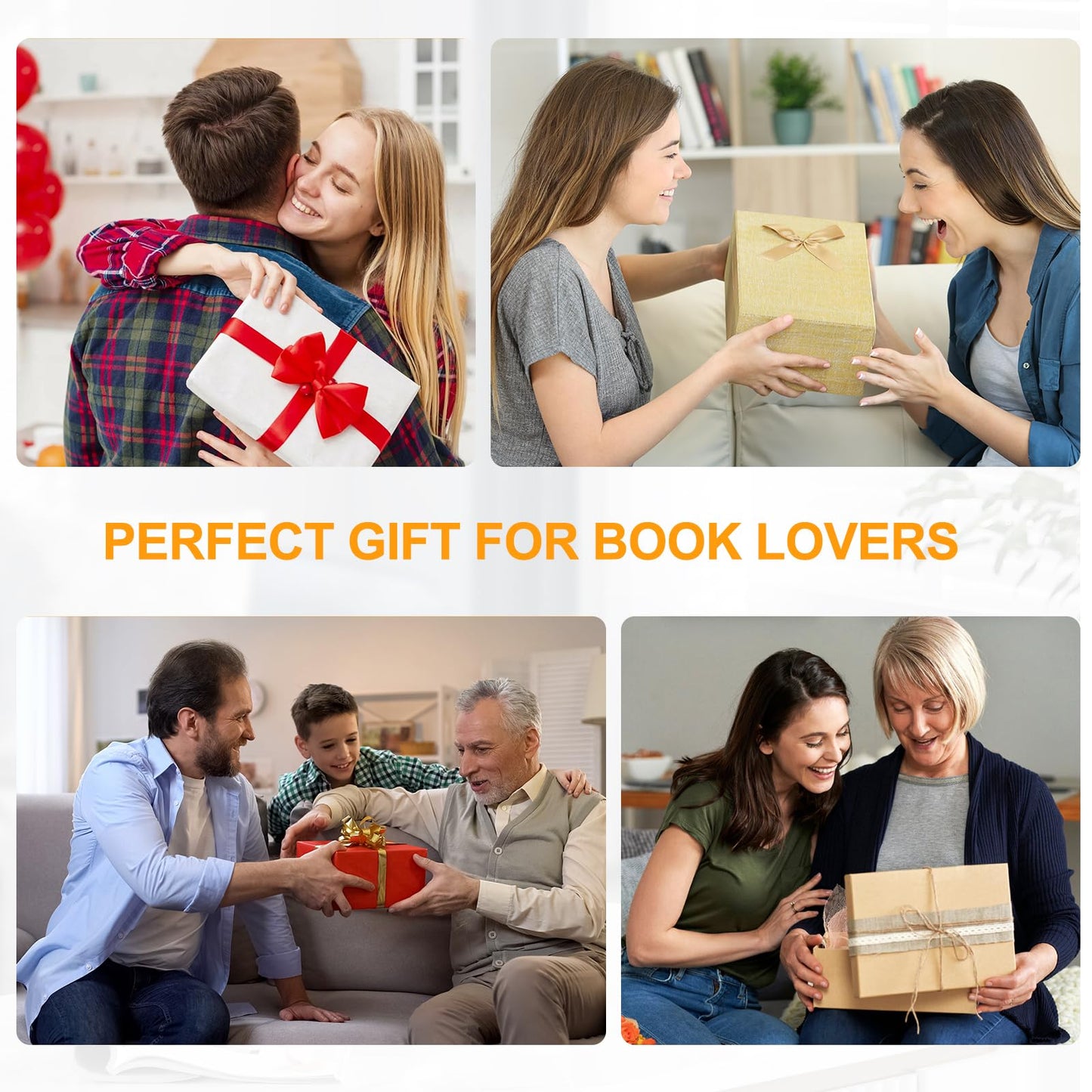 Book Reading Nook Valet with Cup Holder - Wooden Triangle Nightstand Book Stand Holder for Page Rest