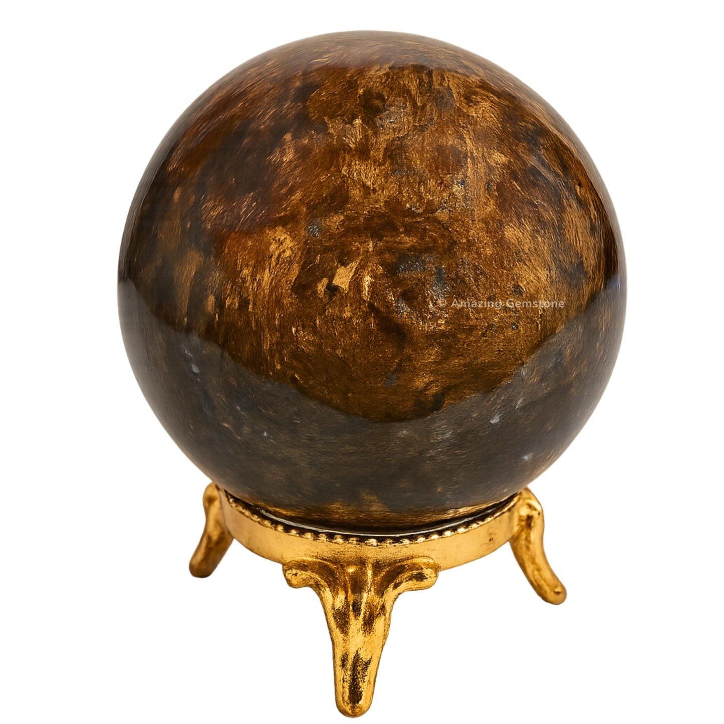 Bronzite Crystal Ball with Stand - 2" Inches Crystal Sphere Meditation Balls for Witchcraft and Decorative Balls