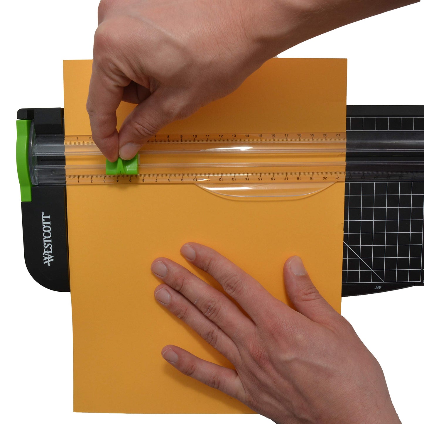 Westcott Paper Cutter 12" Paper Trimmer Scrapbooking Tool, Black