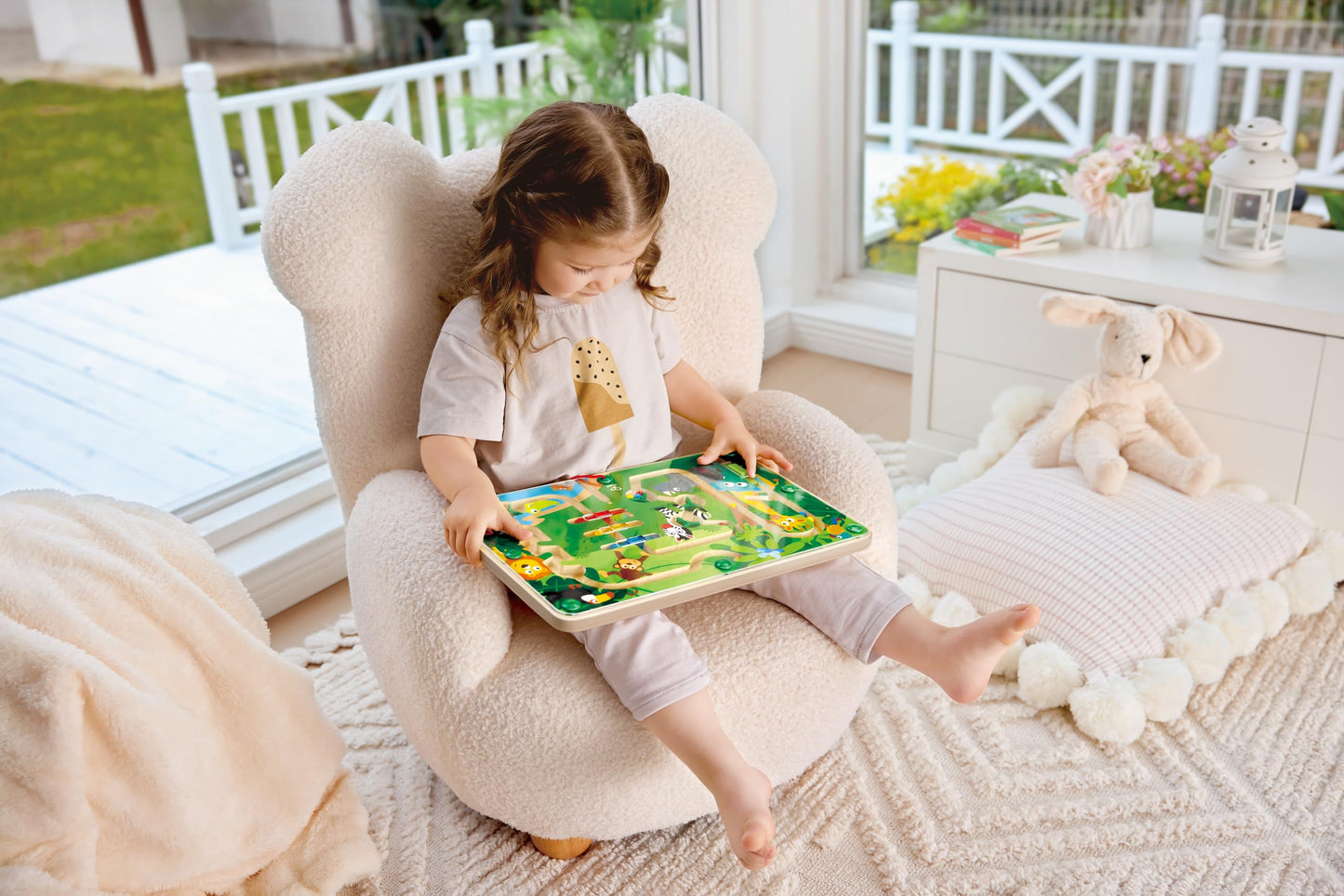 Hape Wooden Jungle Magnetic Maze