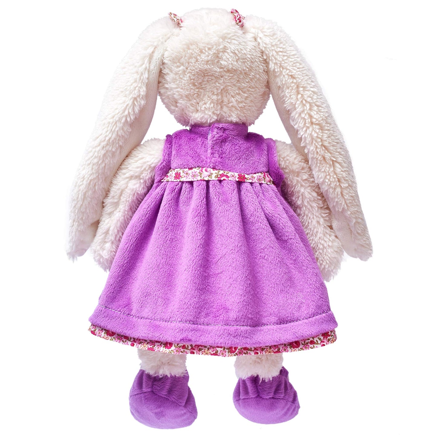 DILLY DUDU 2020 Holiday Plush Bunny Rabbit Stuffed Animal Soft Toys Cuddly Dolls Best Gifts 12-Inch (Purple)