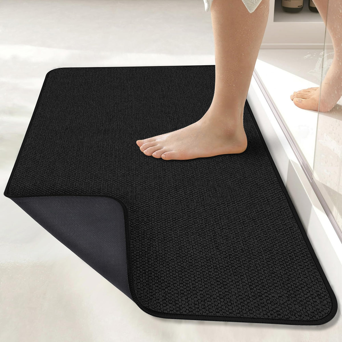 Bath Mat Ultra Thin Bathroom Runner Rugs (12 Sq Ft)