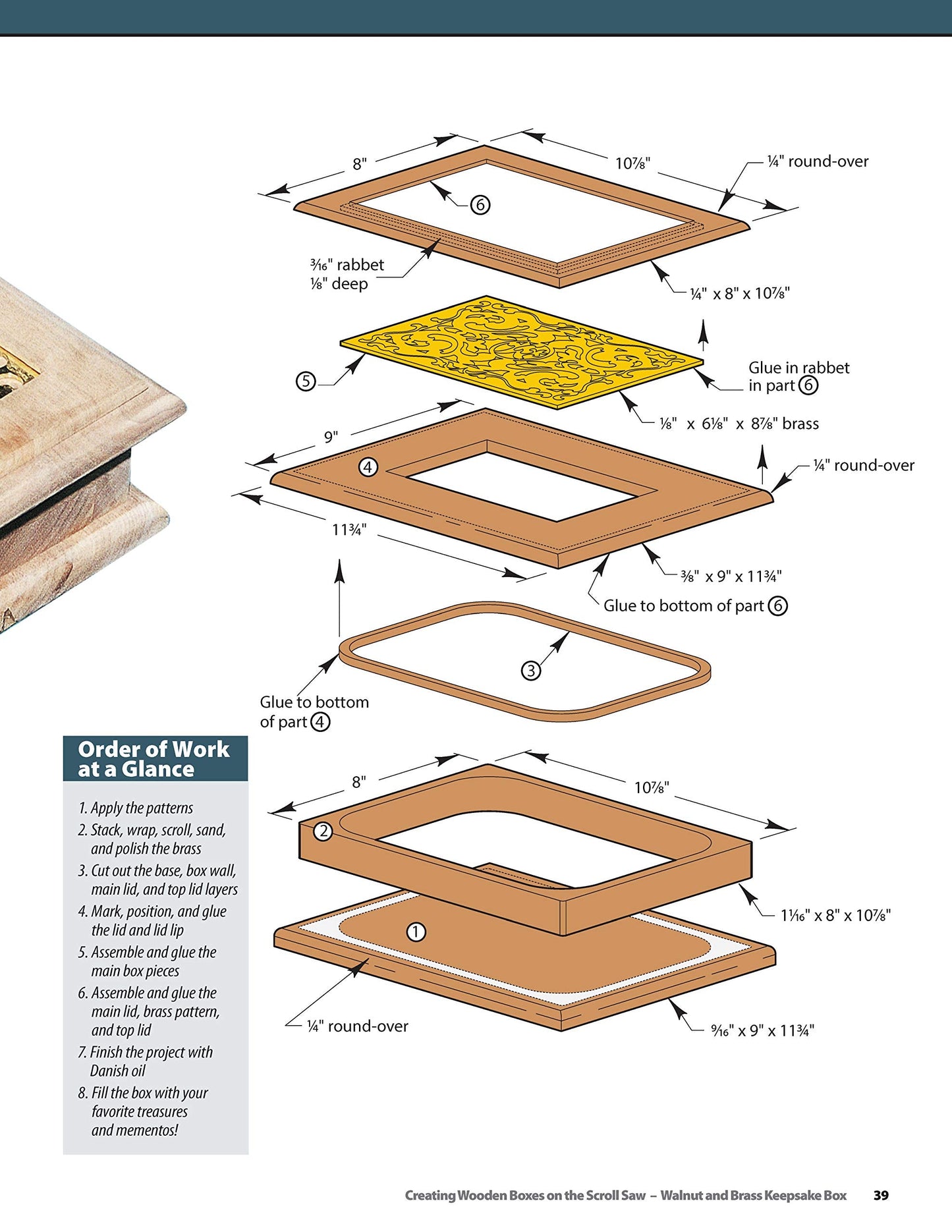 Creating Wooden Boxes on the Scroll Saw: Patterns and Instructions for Jewelry, Music, and Other Keepsake Boxes (Fox Chapel Publishing) 25 Fun Projects from Scroll Saw Woodworking & Crafts Magazine