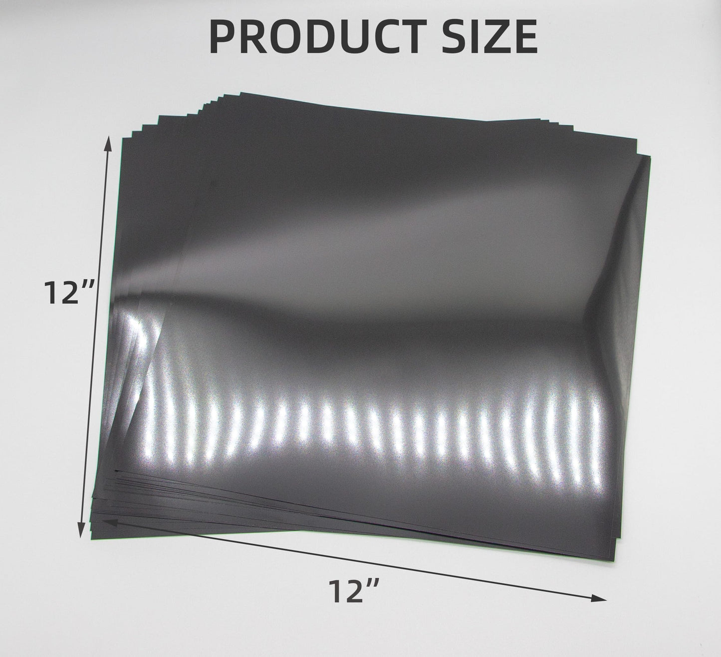20Pack 7.5mil Opaque Black Plastic Sheets, 12X12 Inch Stencil Paper for Cricut, Laser Cutting, Template Plastic for Quilting, Blank Black Stencil Sheets,Sign Makers,Food Grade PET Stencil Material