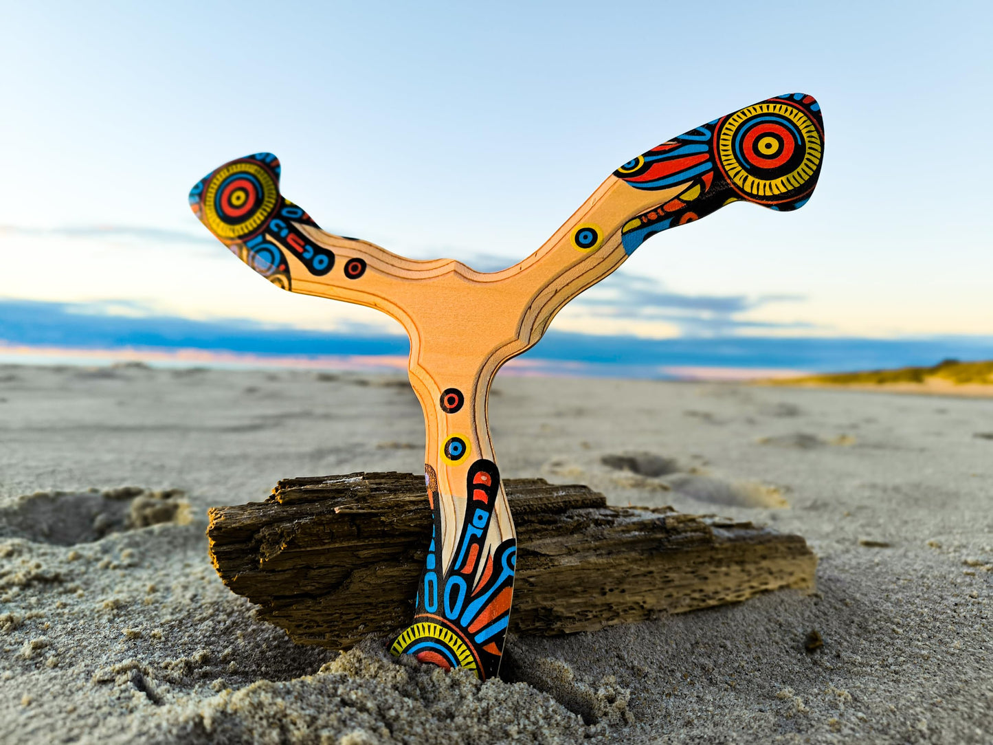 Boomerang for Teens & Adults, Designed for Beginners – Easy to Throw, Pro Performance Boomerang That Comes Back, Made of Plywood, Fun Outdoor Game, Thin, Lightweight and Safe to Use, Model: N6