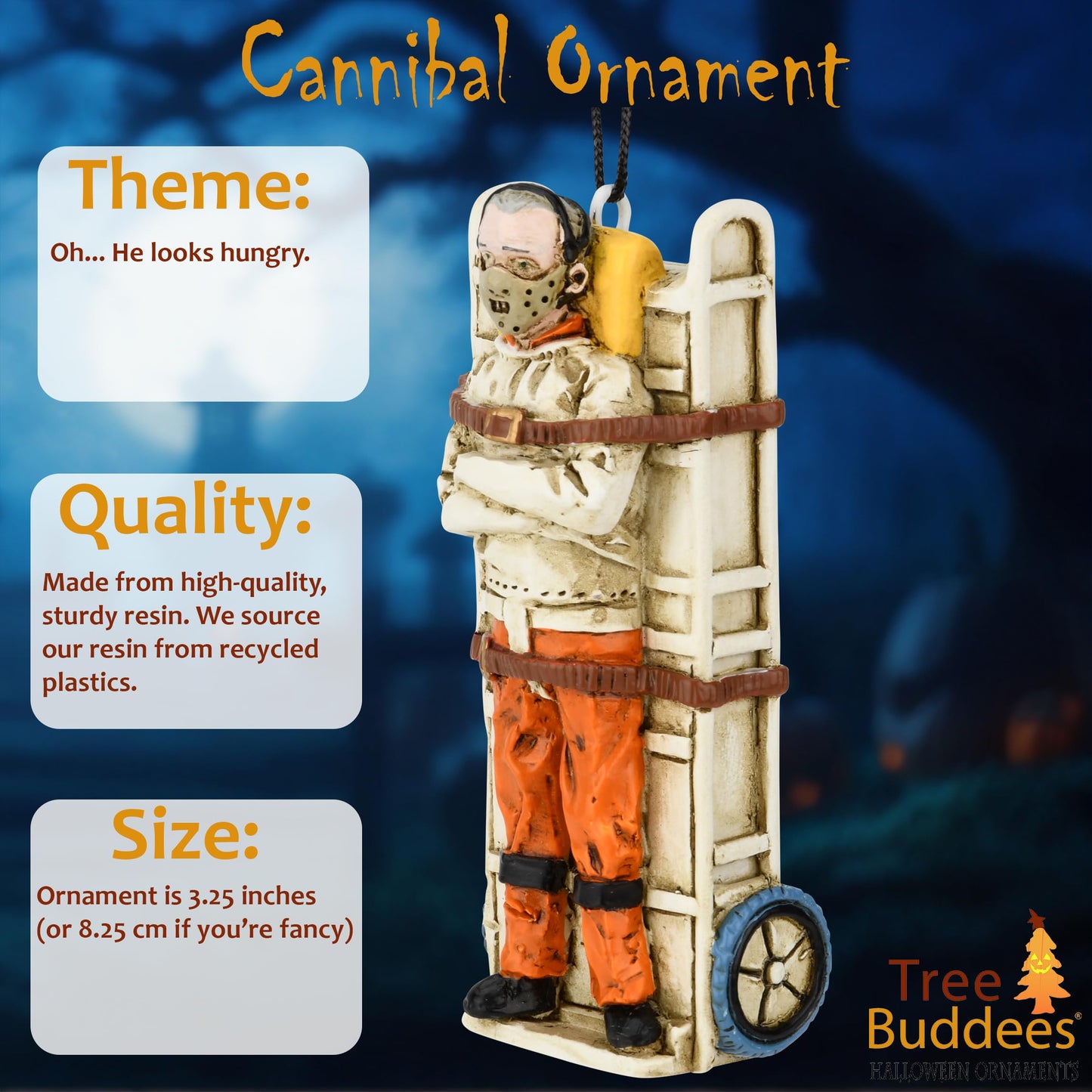 Tree Buddees Cannibal Halloween Ornament Creepy Decoration