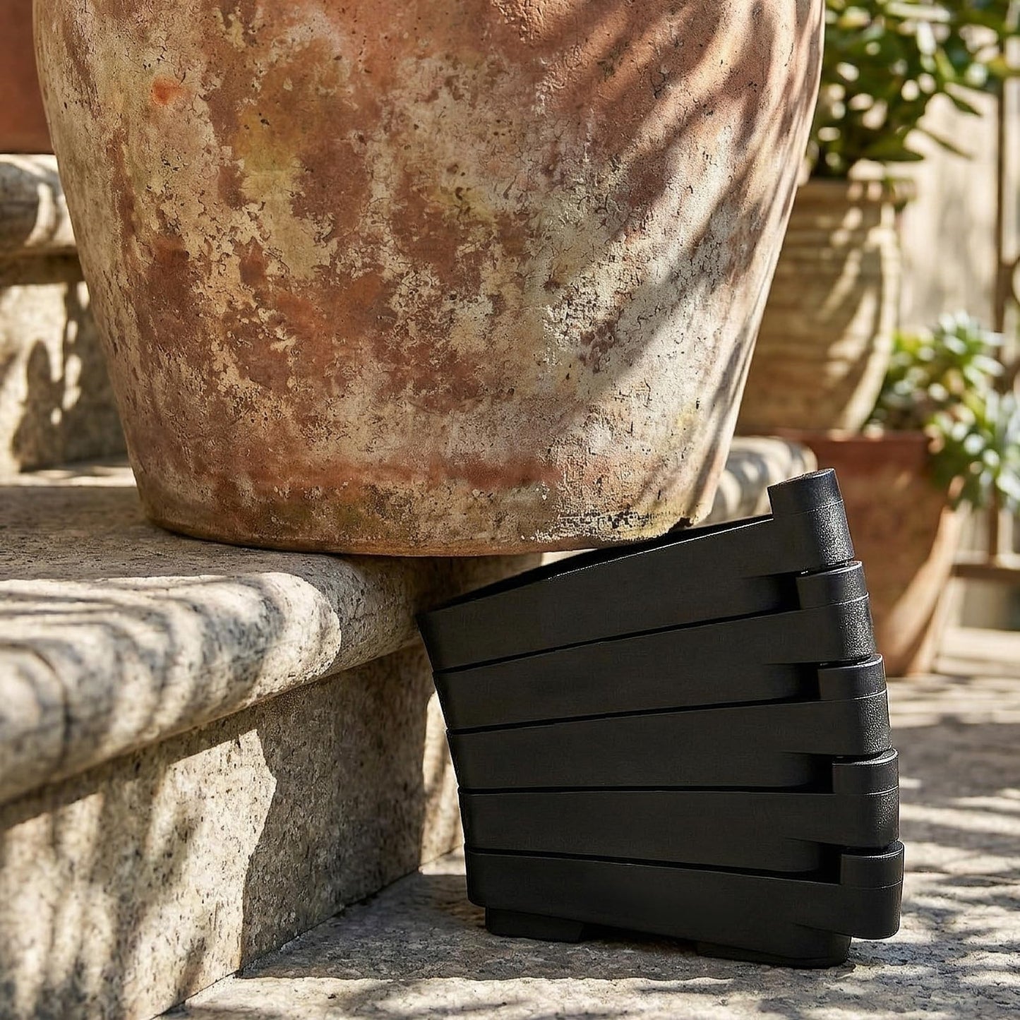 Elsjoy 60 Pack Pot Feet for Outdoor & Indoor Planters, Garden Plant Pot Risers Flower Pot Lifter, Planter Pot Support Feet for Drainage