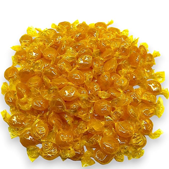 Hard Candy's-1.5 lbs Delicious and Sweet Butterscotch Flavor Individually Wrapped-Perfect For The Butterscotch Candy Lover(24 oz)