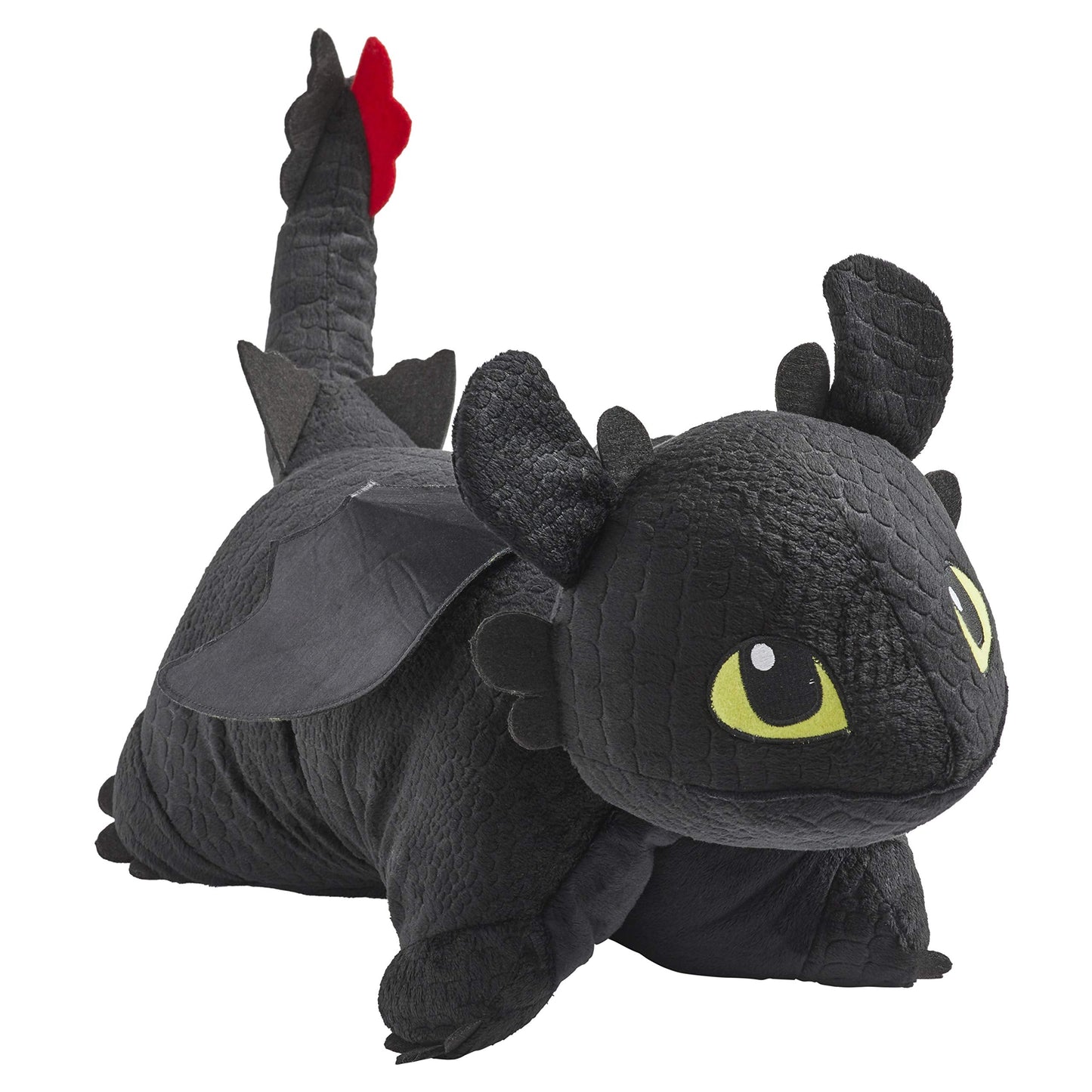 Pillow Pets 16 inch How to Train Your Dragon Toothless Stuffed Animal, NBCUniversal Plush Toy Gift for Kids