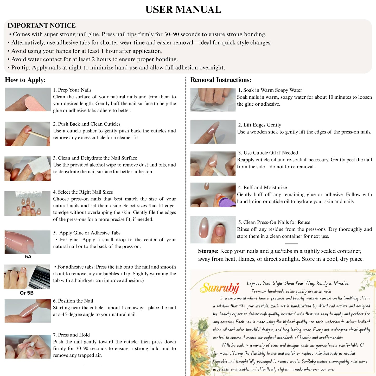 Sunruby Press On Nails Medium Almond Brown Cafe with Silver Glitter French Tip & More| Reusable Soft Gel Nails in 15 Sizes -30 Nail Kit with Glue | Designed in L.A, Handmade in Vietnam | Espresso Chic