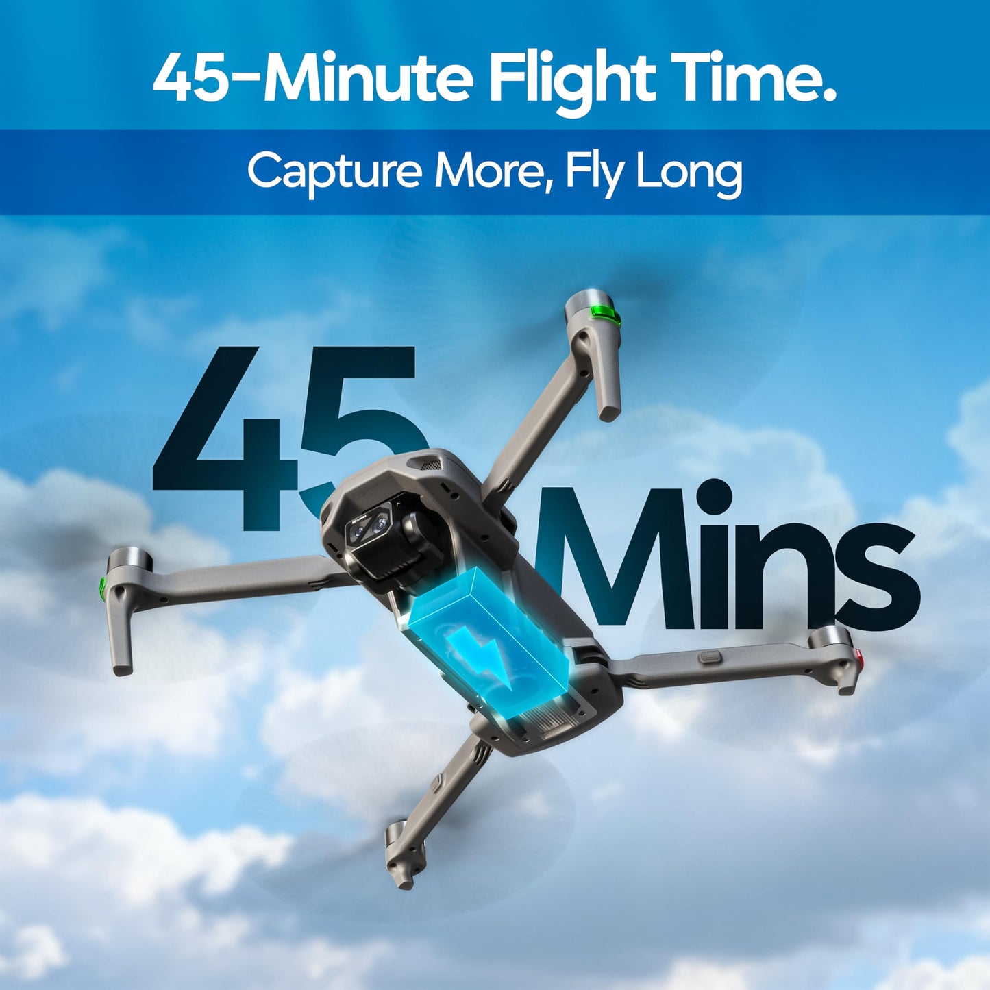 DCX Volo X EZ AI Drones – Drones with Camera for Adults 4k AI-Assisted Flight Control – FAA Approved Drone 4k Camera, 360° Obstacle Avoidance, U.S. Support – Beginner Drone for Adults