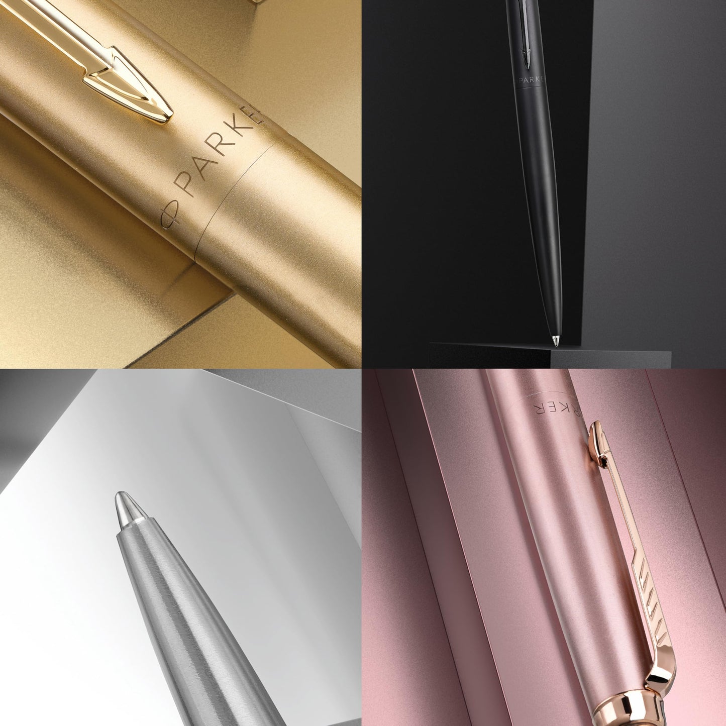 Parker Jotter XL Ballpoint Pen | Monochrome Matte Rose Gold | Medium Point | Blue Ink | Gift Box