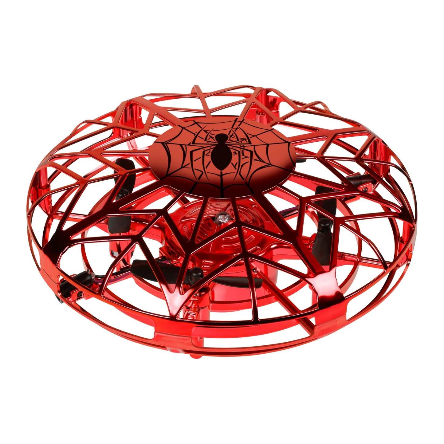 World Tech Toys Marvel Spider-Man Flying Toy – Motion Sensing UFO Spiderman Toy with USB Charging – Marvel Licensed – Indoor/Outdoor Drone for Kids Ages 6+