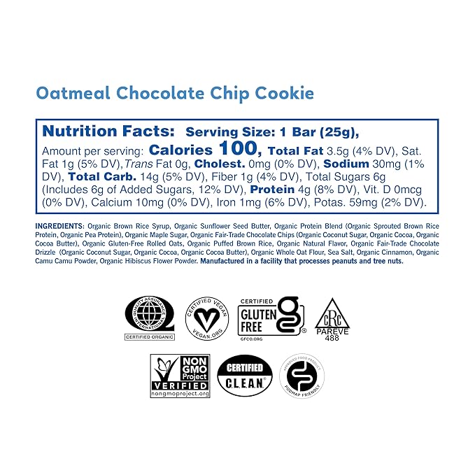 GoMacro MacroBar Organic Vegan Protein Bars - Dark Chocolate + Almonds & Coconut, Almond Butter, Chocolate Chips (2.3 Ounce Bars, 12 Count) (Pack of 2)