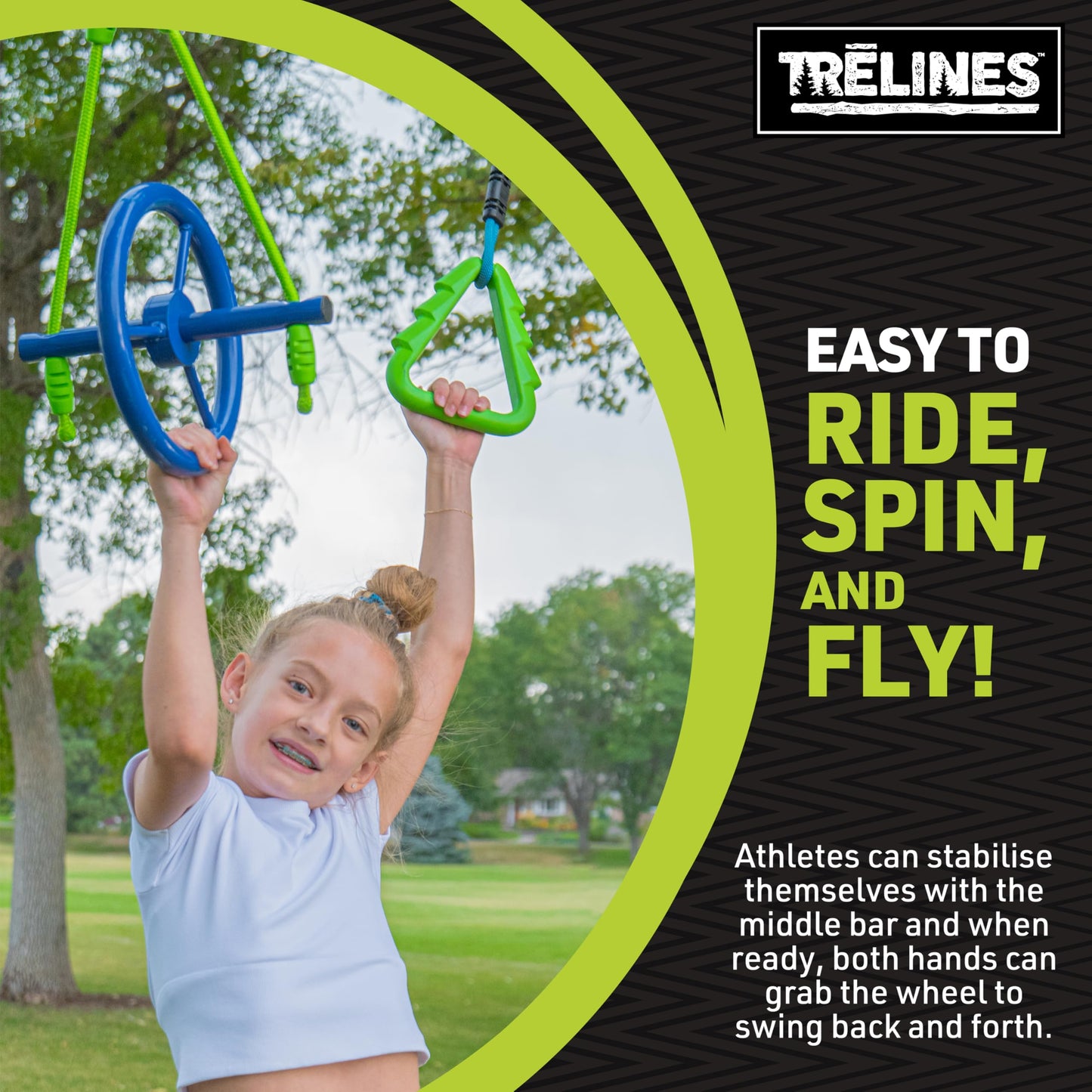 Trelines Ninja Vertical Fly Wheel 10"