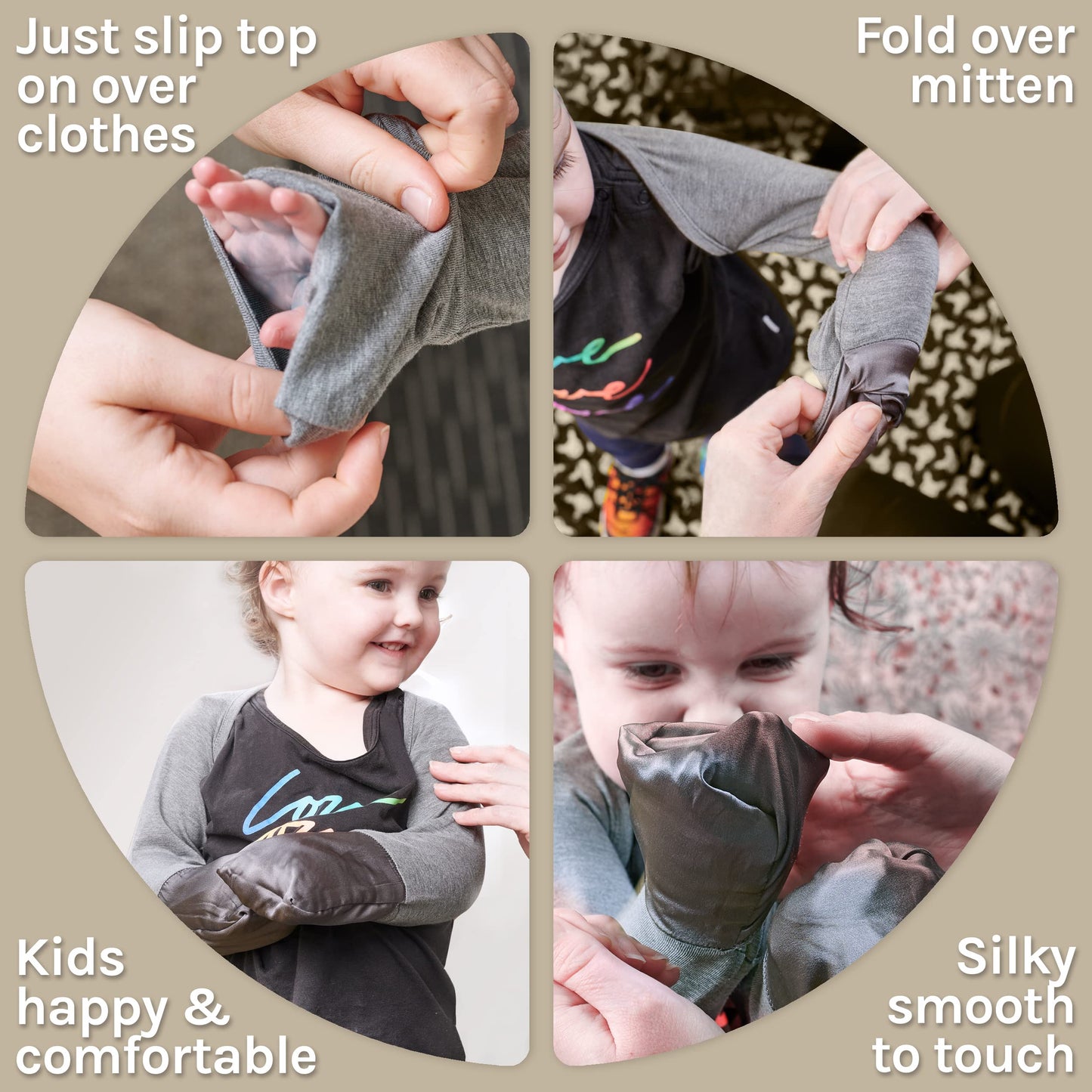 Bamboo Bubby Baby Mittens 6-12 months | Baby Gloves 6-12 months | Eczema Kids