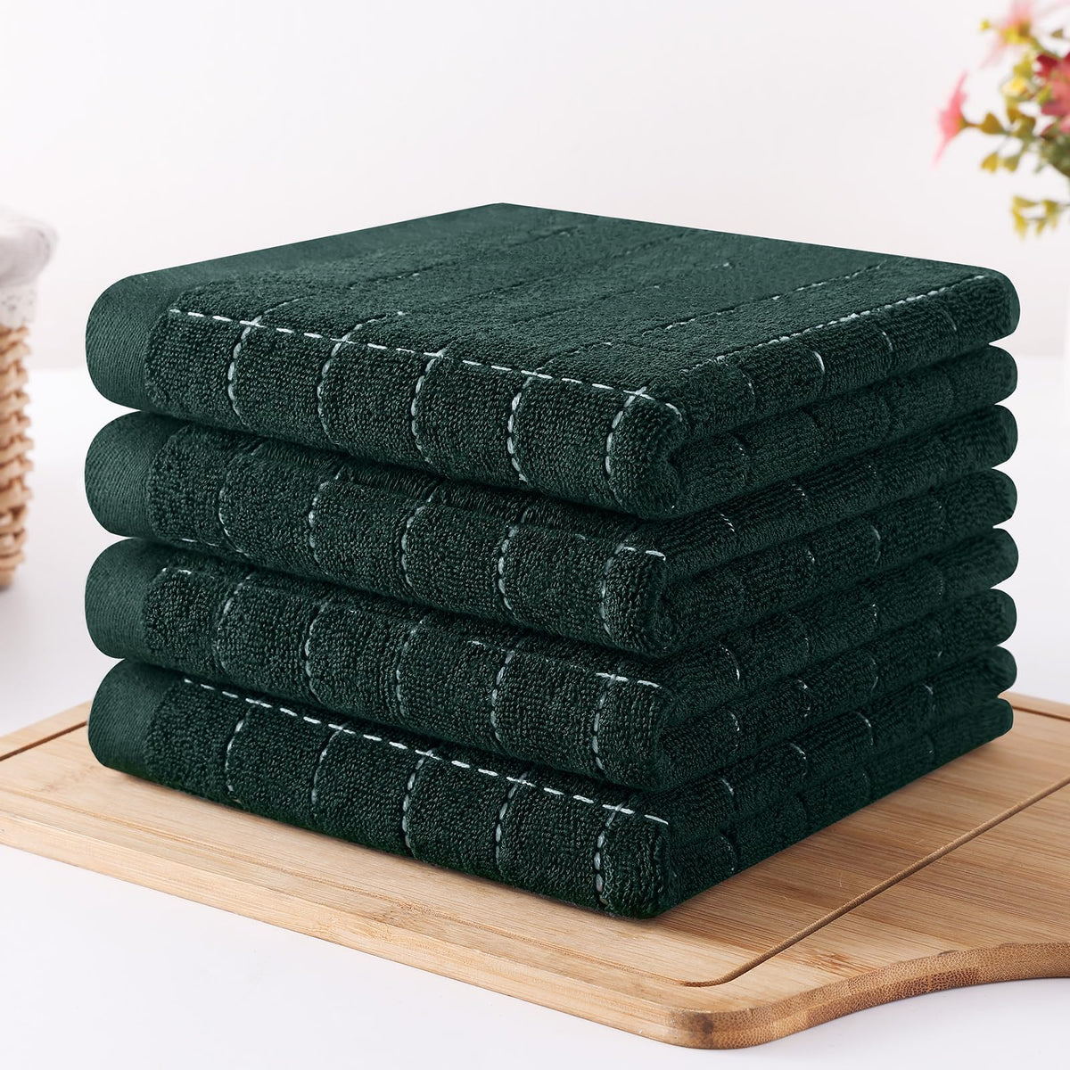100% Cotton Terry Kitchen Towels (6 Count)