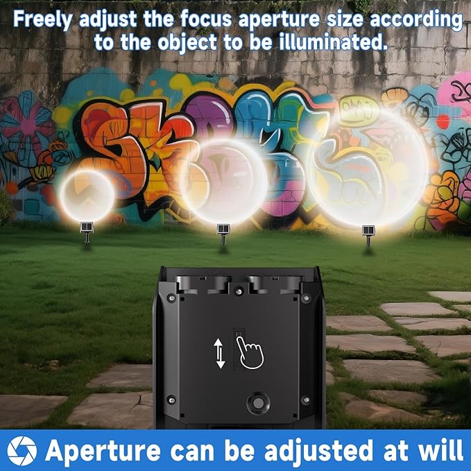 Solar Spot Lights Outdoor Adjustable Beam & PC Light Guide Column, 12 Pack Solar Lights Outdoor Waterproof IP65, 2 Modes & Auto On/Off Landscape Spotlights for Garden Yard Pathway Tree (Warm Yellow)