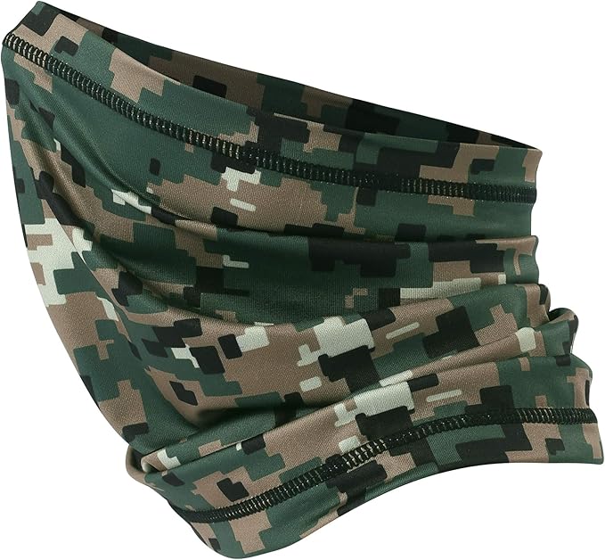 UV Protection Cooling Neck Gaiter Face Mask Scarf for Men - Windproof Neck Cover Bandana Neck Warmer Mask