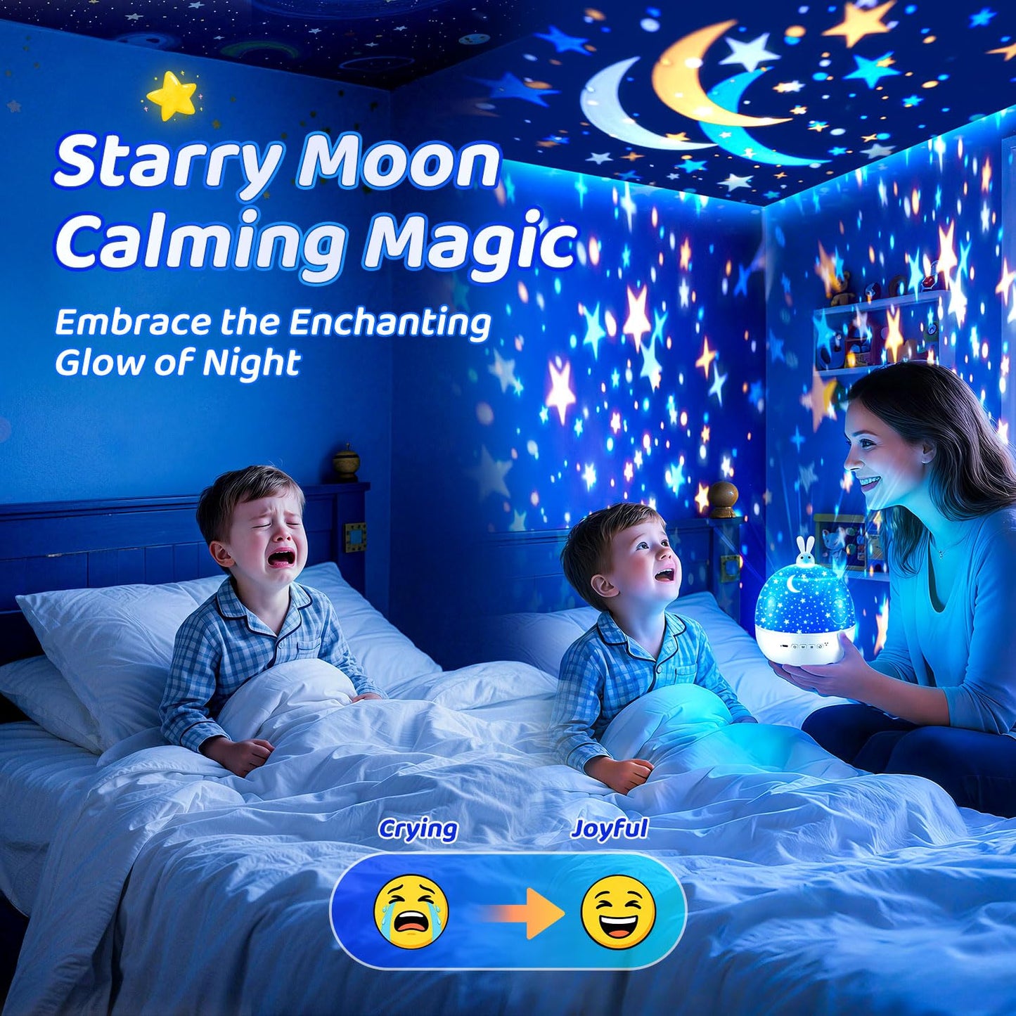 One Fire Dinosaur Night Light Projector, with 15 Films & Bluetooth Music and Remote-Controlled Dino Night Light, Rechargeable Star Projector for Kids, Dino Decor Dinosaur Gifts for Boys.